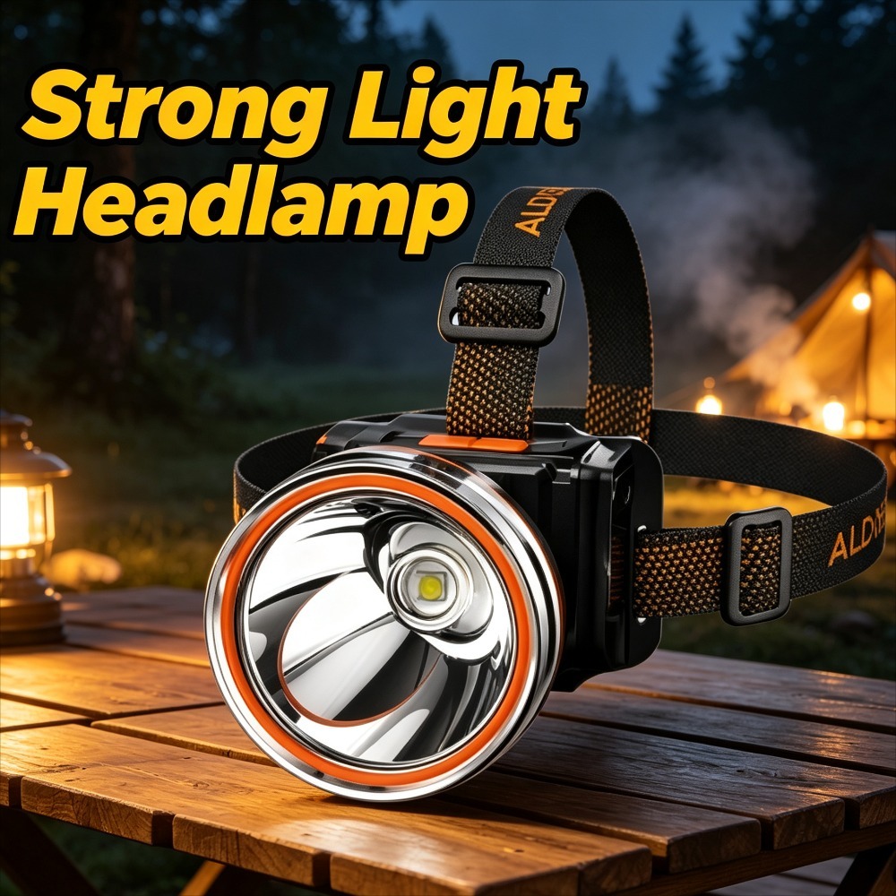 Fishing Headlamp - Linterna Frontal con Sensor Inductivo, Potente