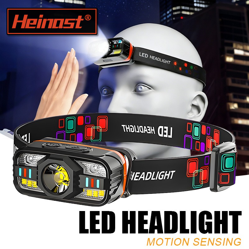 Fishing Headlamp - Linterna frontal LED recargable por USB,